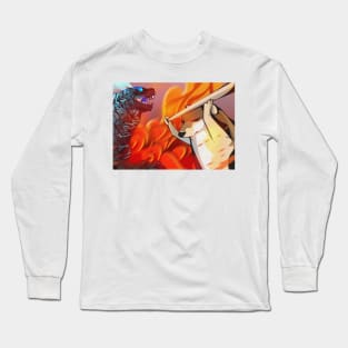 Godzilla vs doge Long Sleeve T-Shirt